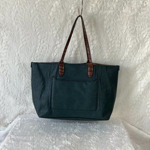 Classic simple handbag Textured pebble